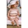 Picture of Jamiks Kids Cassidy Top & Skirted Bow Panties Set  - Apricot Pink