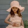 Picture of Jamiks Kids Vaiana Seersucker Summer Hat  - Apricot Pink 