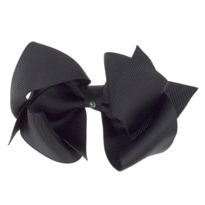 Picture of Bella's Bows 4.5" Grosgrain Lola Bow - Black