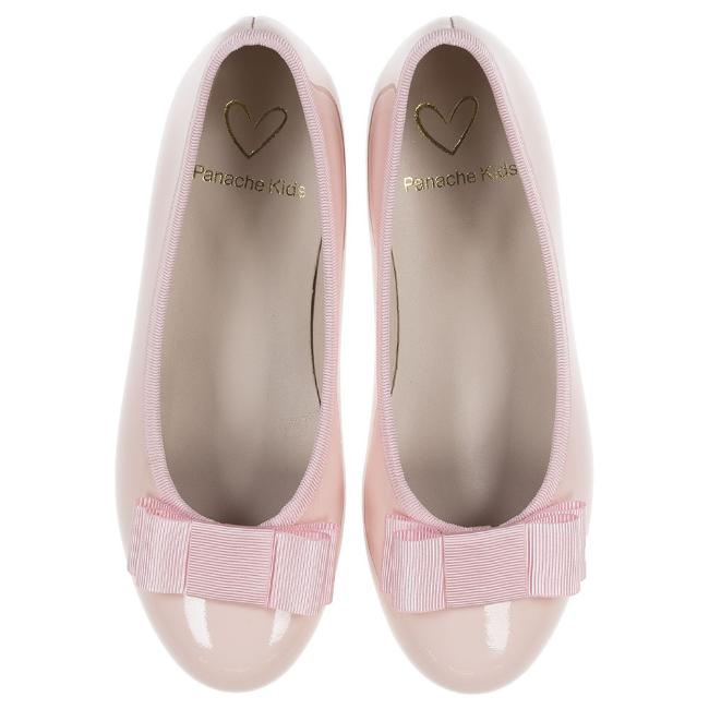 Picture of Panache Ballerina Bow Pump - Strawberry Pink Patent 