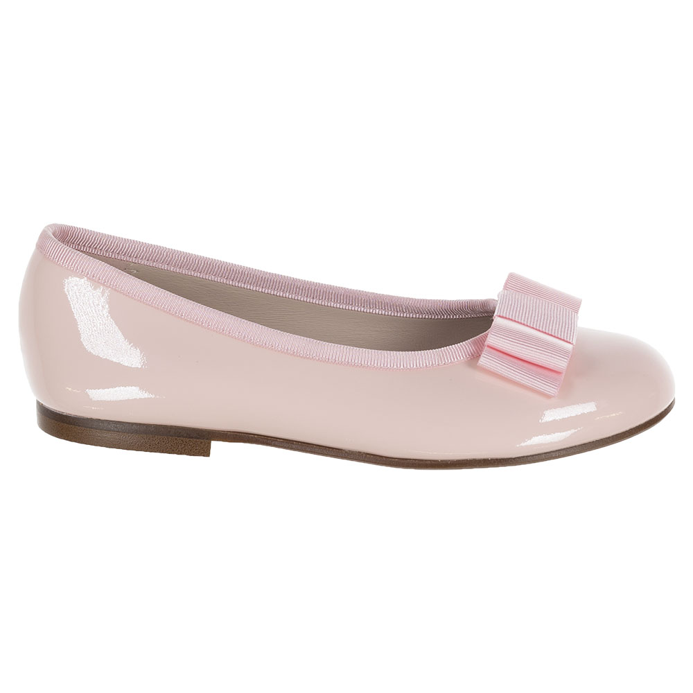 Panache Ballerina Bow Pump Strawberry Pink Patent