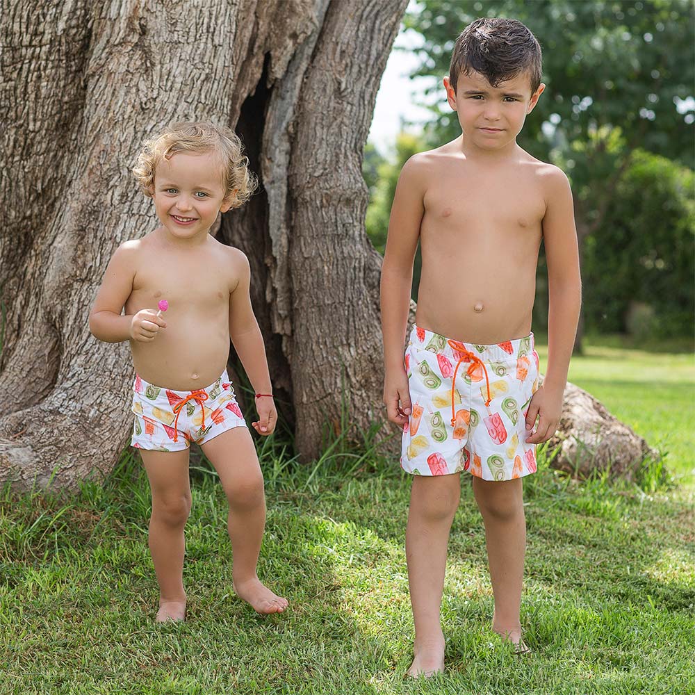 Rochy Baby Boys Diana Swim Shorts Pink Lemon