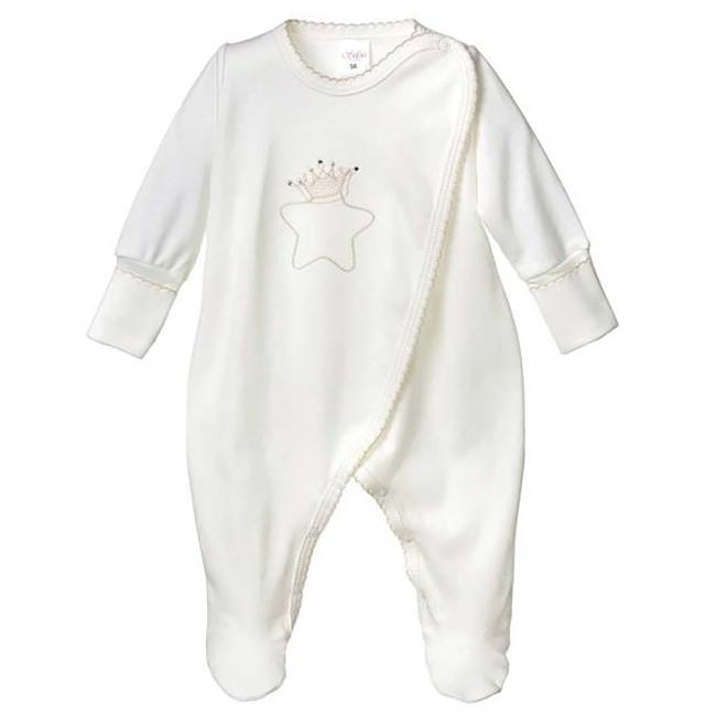 Picture of Sofija Oskar Front Opening Babygrow - Ivory