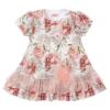 Picture of Sofija Anet Floral & Tulle Dress - White Pink 