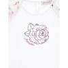 Picture of Monnalisa Bebe Girls Crystal Rose T-shirt - White