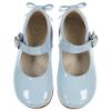 Picture of Panache Baby Girls High Back Bow Shoe - Pale Blue Patent