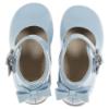 Picture of Panache Baby Girls High Back Bow Shoe - Pale Blue Patent