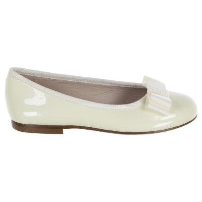 Picture of Panache Ballerina Bow Pump - Cream Patent