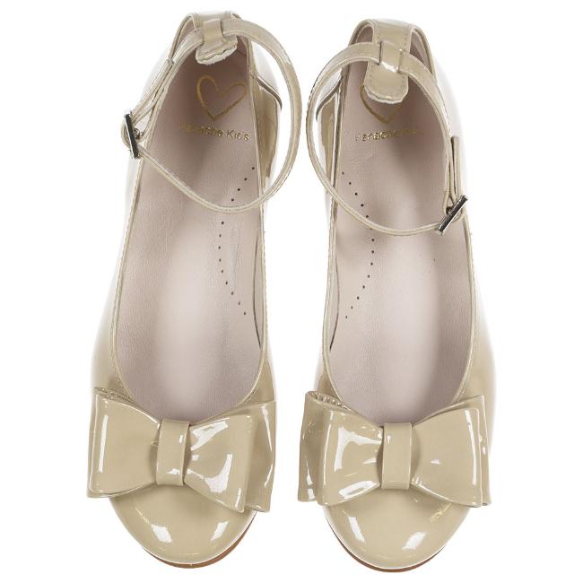Picture of Panache Double Bow Ankle Strap - Arena Dark Beige