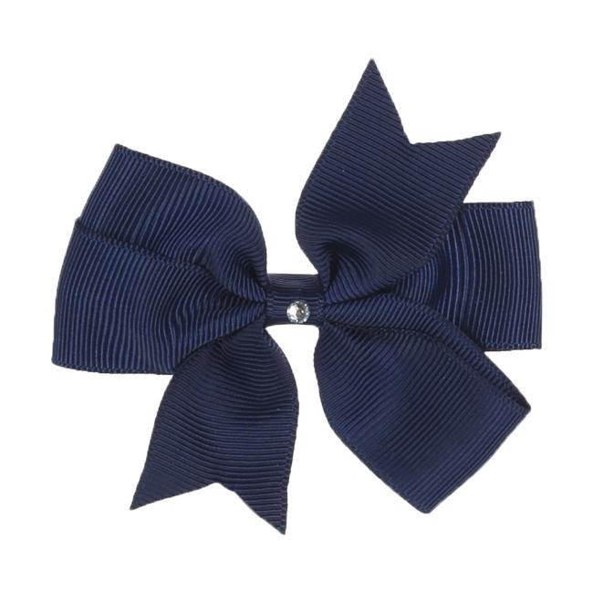Picture of Bella's Bows Daisy 3" Grosgrain Bow - Navy Blue