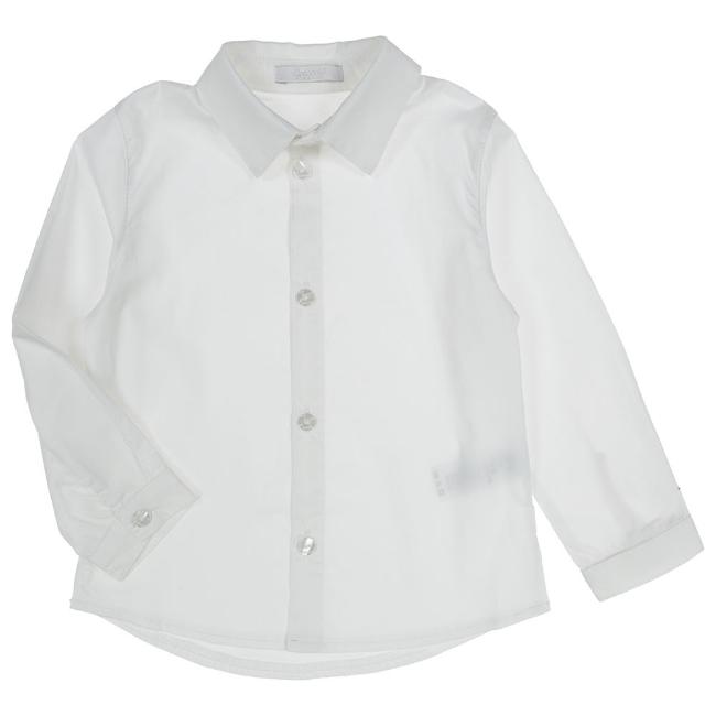 Picture of Coccode Boys Long Sleeve Poplin Stretch Shirt - White 