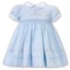 Picture of Sarah Louise Girls Embroidered Dress - Blue