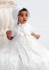 Picture of Sarah Louise Girls Silk & Lace Ceremony Dress Set - Ivory