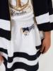 Picture of Monnalisa Girls Nautical T-shirt - White
