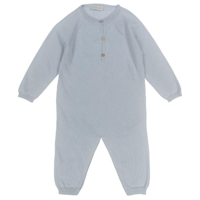 Picture of Wedoble Baby Knitted Cotton One Piece - Pale Blue