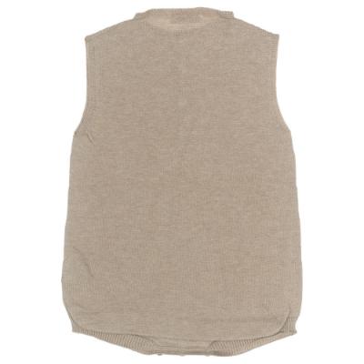 Picture of Wedoble Baby Knitted Cotton Sleeveless Shortie - Camel Beige