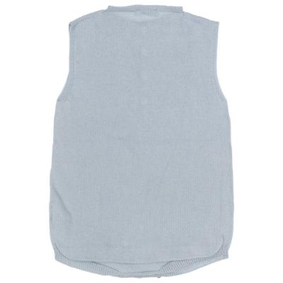 Picture of Wedoble Baby Knitted Cotton Sleeveless Shortie - Pale Blue