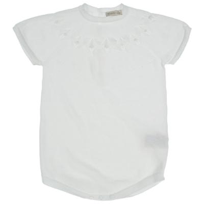Picture of Wedoble Baby Openwork Knit Cotton Shortie - Ivory