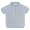 Picture of Wedoble Baby Boy Fine Knit Polo Top & Shorts Set - Pale Blue
