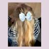 Picture of Bella's Bows 3.5" Grosgrain Knot - Silver Grey