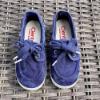 Picture of Calzados Cienta Boys Canvas Boat Shoe - Navy