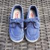 Picture of Calzados Cienta Boys Canvas Boat Shoe - Lavanda Blue