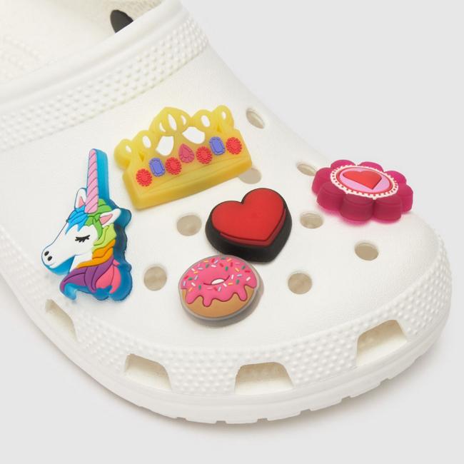 Picture of Crocs Lights Up Girly Girl Jibbitz 5 Pack - Red