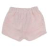 Picture of Fofettes Girls Towelling Shorts With Fixed Vintage Flowers Floral Bow - Pink