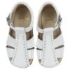 Picture of Panache Traditional Unisex Sandal - White Patent