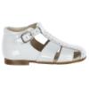 Picture of Panache Traditional Unisex Sandal - White Patent