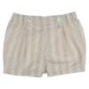 Picture of Sarah Louise Boys Smocked Striped Shorts Set - Beige