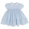 Picture of Sarah Louise Girls Embroidered Dress - Blue