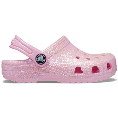 Picture of Crocs Classic Glitter Clog - Flamingo