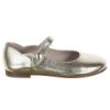 Picture of Panache Girls Scallop Pump - Metallic Gold Leather