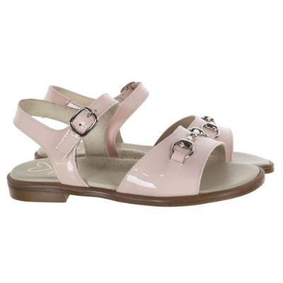 Picture of Panache Girls Snaffle Sandal - Strawberry Pink Patent 