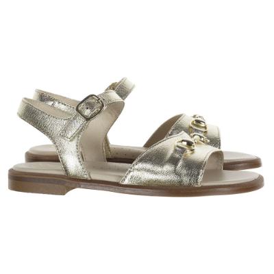 Picture of Panache Girls Snaffle Sandal - Metallic Gold Leather