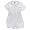 Picture of Sarah Louise Boys 2 Piece Smocked Buster Set - White White