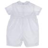 Picture of Sarah Louise Boys Smocked Romper - White Blue 