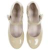 Picture of Panache Girls Scallop Pump - Arena Beige Patent