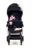 Picture of Monnalisa Leclerc Influencer Roses Stroller - Black Pink