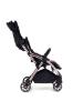Picture of Monnalisa Leclerc Influencer Roses Stroller - Black Pink