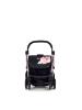 Picture of Monnalisa Leclerc Influencer Roses Stroller - Black Pink