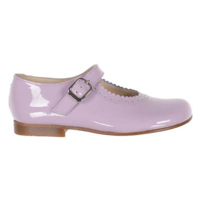 Picture of Panache Girls Mary Jane Shoe - Lilac Patent