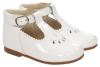 Picture of Panache Traditional Classic Toddler T Bar Shoe - White Patent