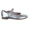 Picture of Panache Girls Scallop Pump - Metallic Silver Leather