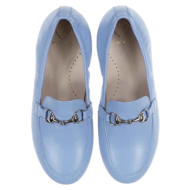 Picture of Panache Snaffle Loafer Shoe - Blue Leather 