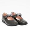 Picture of Lelli Kelly Erin 2 Crystal Bow School Shoe F Fitting - Grey Patent 