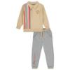 Picture of Mitch & Son Oakly Knitted Polo Set - Hazelnut