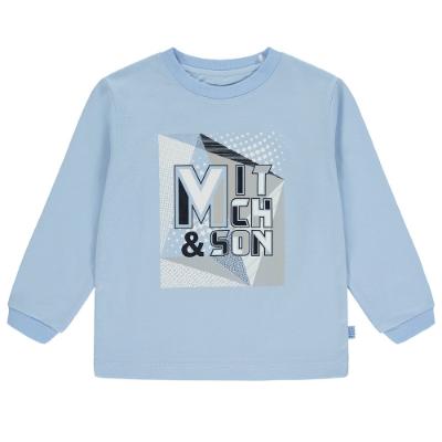 Picture of Mitch & Son Presley Graphic Logo Top - Blue