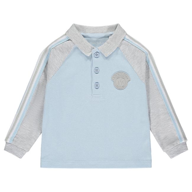 Picture of Mitch & Son Noel Tape Polo Top - Blue
